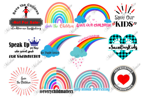 12 Save the Children Designs: Graphics & Print Templates