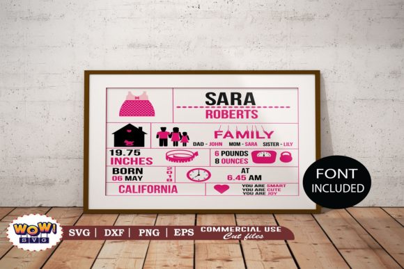 Birth Announcement Template: Premium Graphics & Illustrations