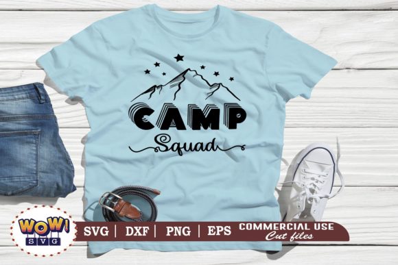 Camp Squad: Graphics and Illustrations for Branding