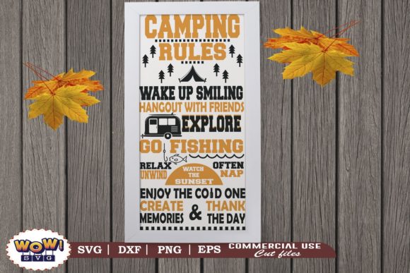 Camping Rules: Graphics & Illustrations for Blogs