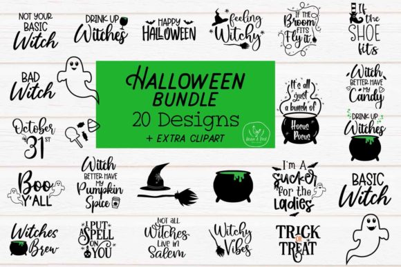 Halloween Bundle 2020: Graphics for Crafts & Biz