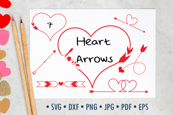 Heart Arrows SVG & PNG: Crafts and Graphics Review
