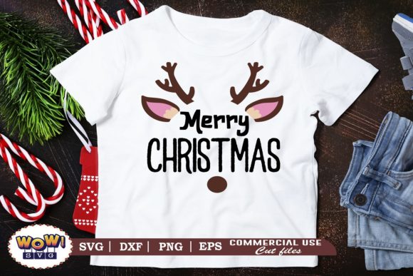 Reindeer Merry Christmas: Graphics & Illustrations