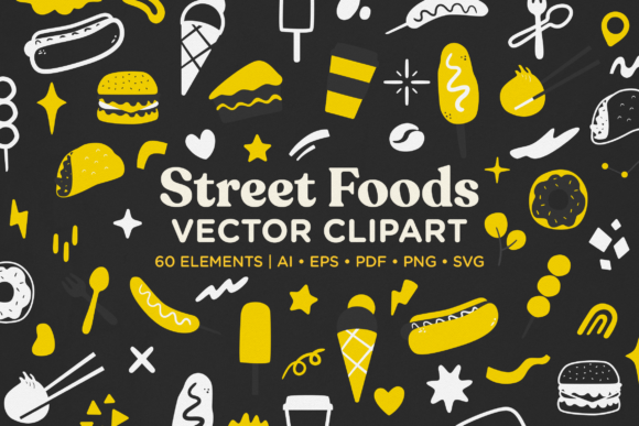 Street Food Graphics: Playful Illustrations for Crafters